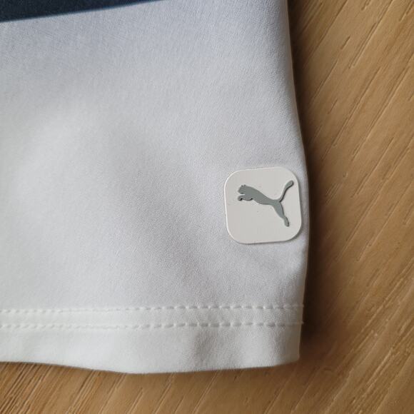 NWT Puma PWRSHAPE Colorblock Skort Size L White Navy Activewear Athletic Skirt - Picture 7 of 16